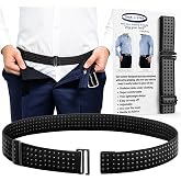 BELTAWAY Shirt Stay Belt for Men, Tucker that Keeps Shirt Tucked In All Day | Dual Grip Elastic Shirt Tucker with Hook and Loop, One Size for Work Uniform, Office and Casual