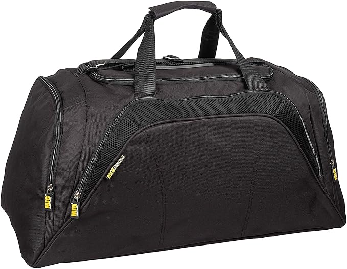 Mens & Womens Large Holdall Sports & Travel Bags (Black & Black