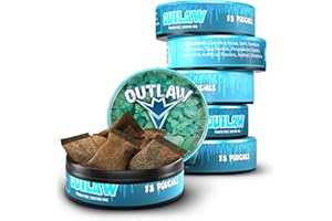 OUTLAW DIP COMPANY Outlaw Dip - Mint - Pouches - 6 Pack - Tobacco Free - Nicotine Free