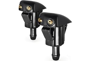 Click&Fit Adjustable Front Windshield Washer Nozzles compatible with Toyota Corolla 99-08 Camry 97-01 Tacoma 05-10 RAV 99-04 – Wiper Washer Sprayers replaces 85381-AA010