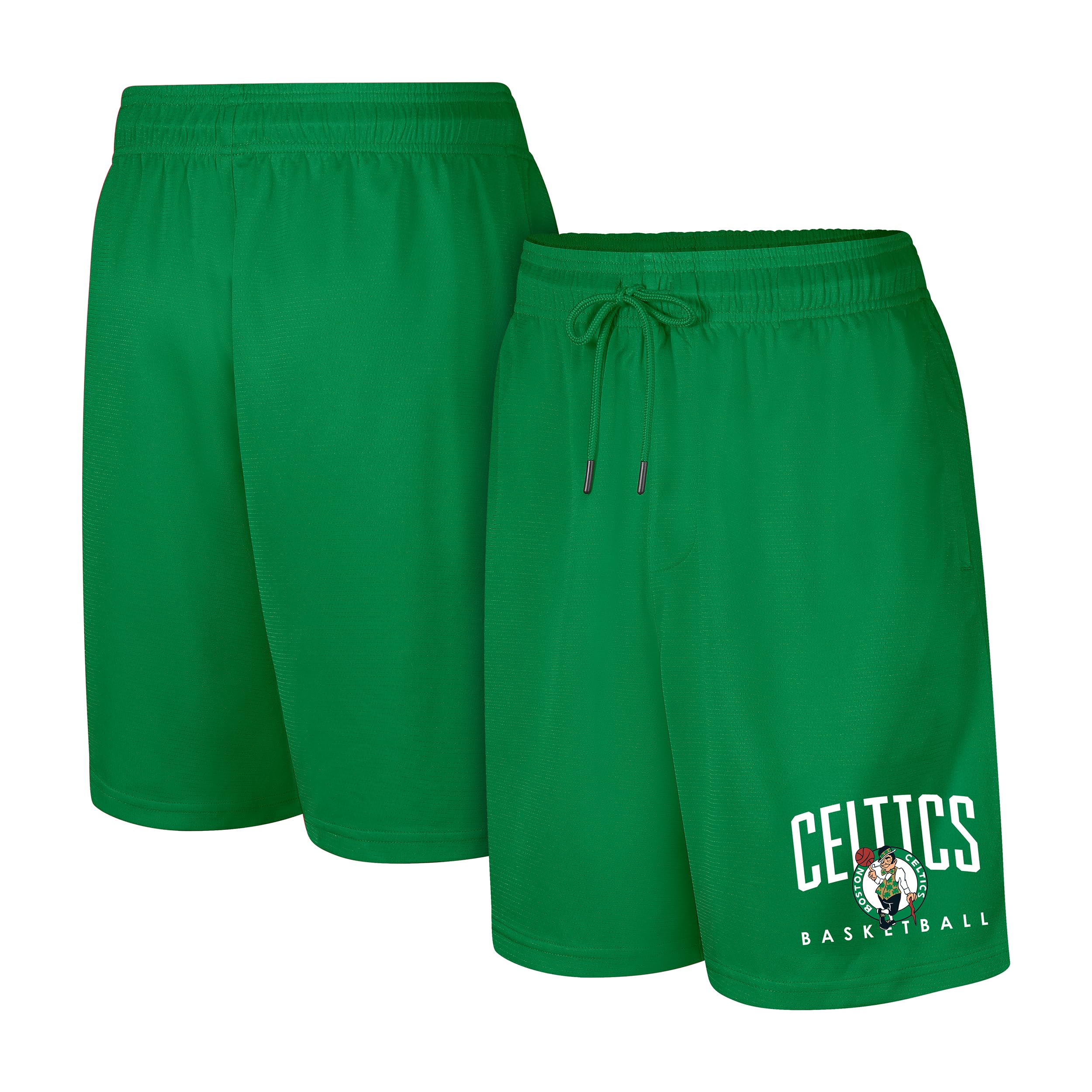 Ultra Game NBA Official Men’s Teamster Basketball Shorts, Boston Celtics, Team Color, Medium Image