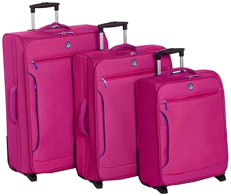 Benetton Lote de 3 Maletas Con Ruedas ...