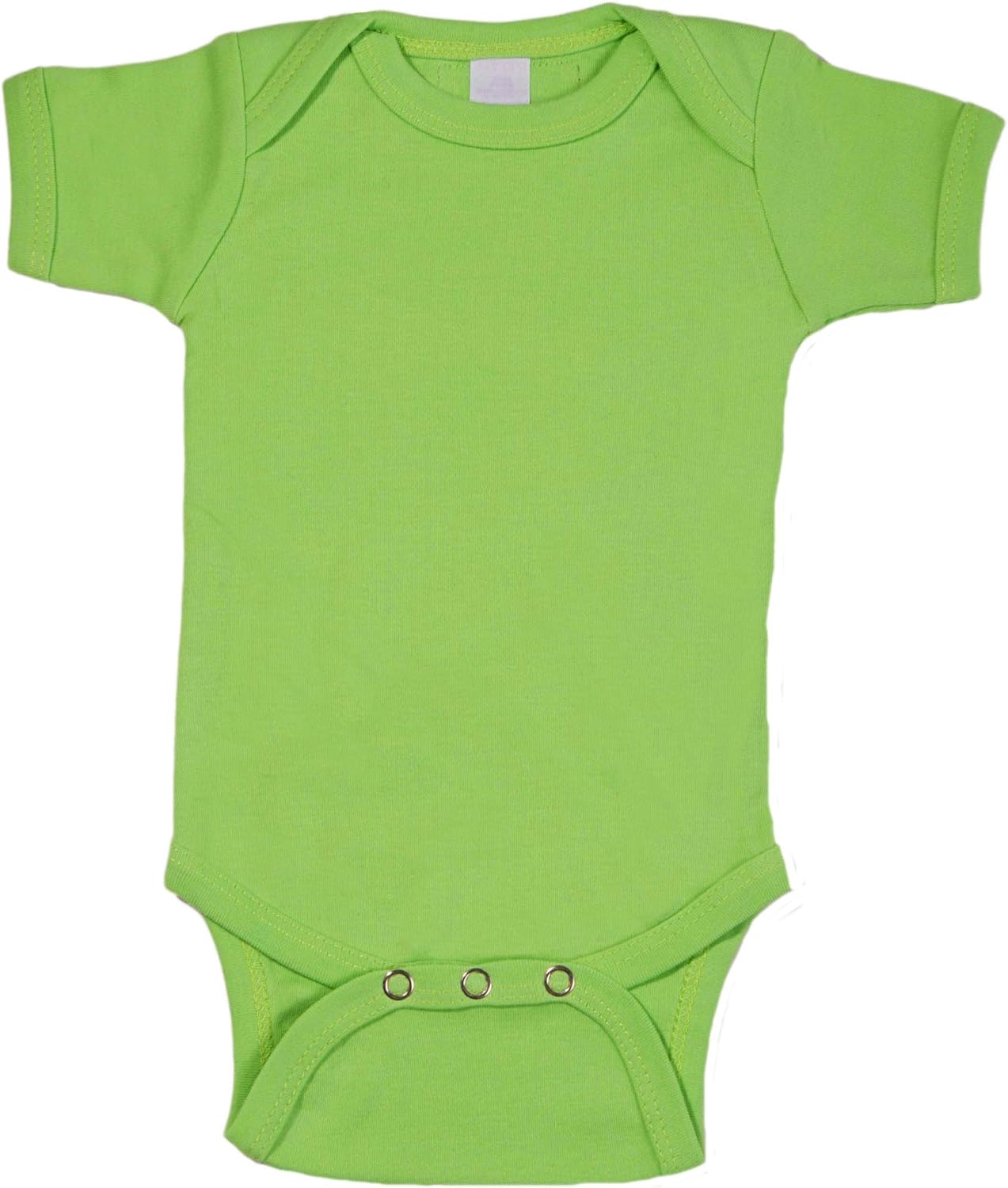 lime green baby romper