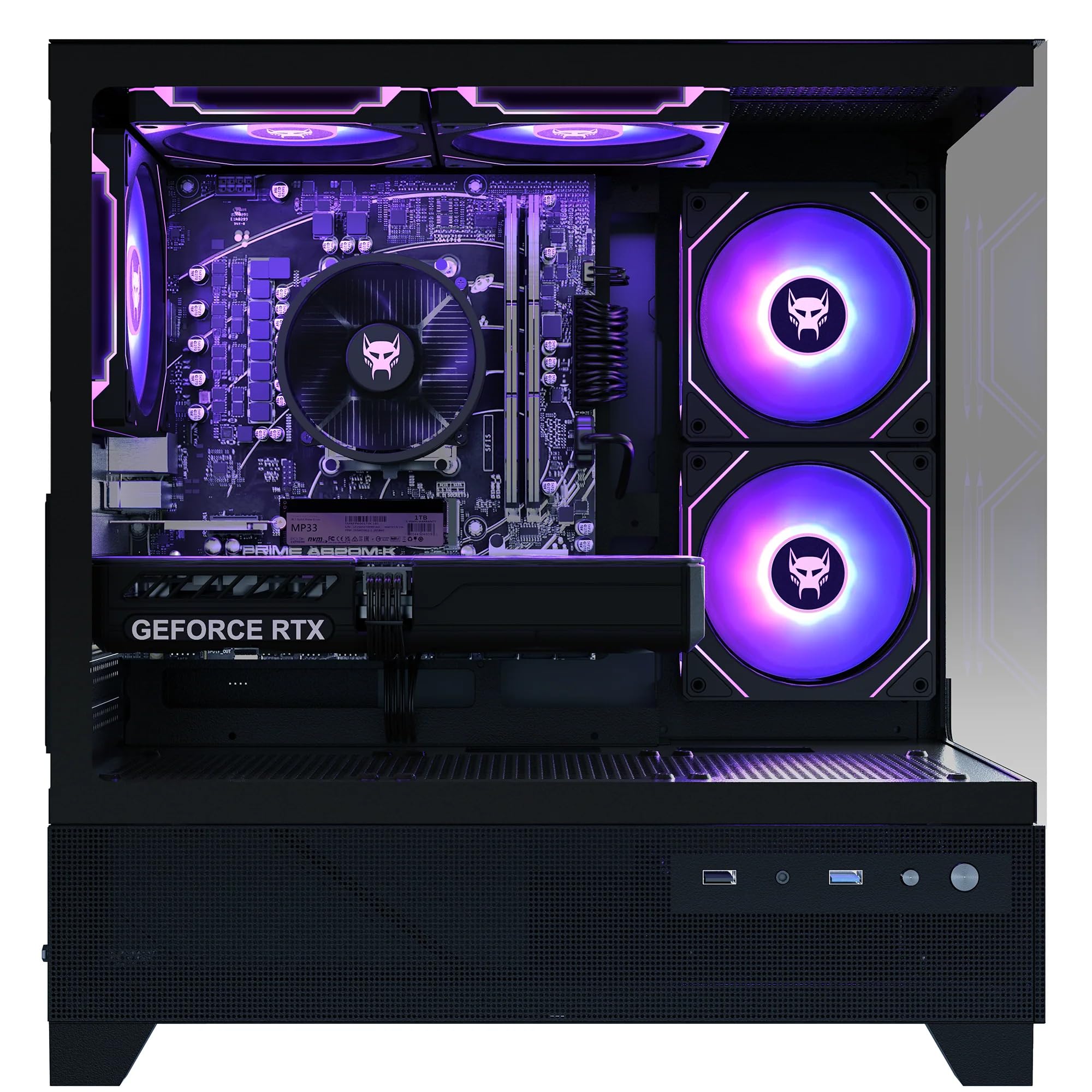 BEASTCOM Q5 Pro Gaming, Gaming PC, AMD Ryzen 9 5900X 12X 4,80 GHz 24 Threads, RTX 3050 8GB, 16GB RAM, 1TB NVMe SSD, HDMI, USB 3.2, WiFi, Win 11 2