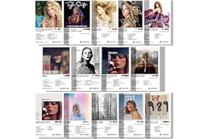 WeiranLife Taylor Merch Album Cover Poster Swift Aesthetic Room Decor for Bedroom Ideal Gifts for Girls Women and Kids,Perfect Party Decorations,Wall Art and Favors(Set of 14 pc, 8 x 12 in)