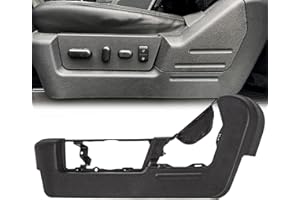 YLT AUTO Front Driver Seat Trim Cover Panel Fit for 2009 2010 2011 2012 2013 2014 Ford F-150 Seat Switch Housing Bezel Replacement for Ford F-150 F150 Lincoln Mark LT 9L3Z-1662187-EA F761 Black