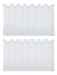 Fruit Of The Loom Mens Sleeveless Tank A-shirt, Tag