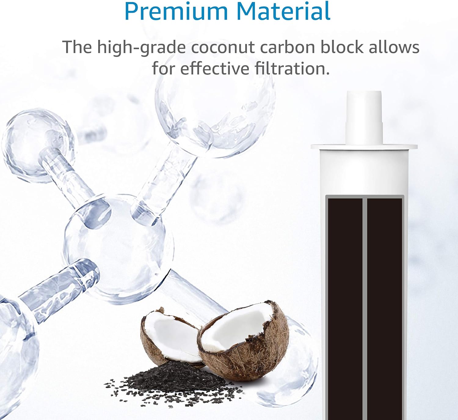 AQUACREST BB02 Bottle Water Filter, Compatible with Brita Soft Squeeze Bottle Filter (Pack of 2): Kitchen & Dining