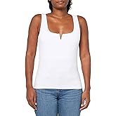 NIC+ZOE Women's Sleek Jersey Split Neck Tank