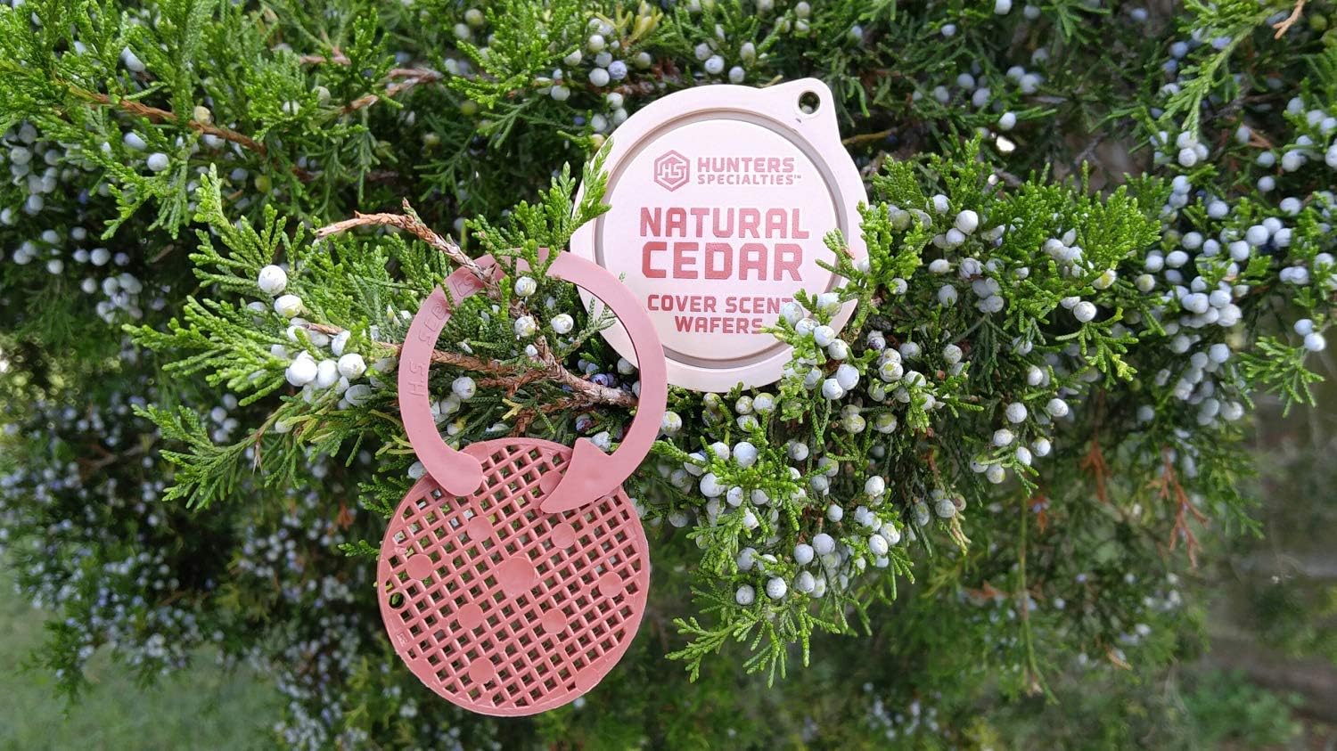 Hunters Specialties LUR3348609 Hunter's Natural Cedar Cover Scent Wafers (3 Pack), Tan : Sports & Outdoors