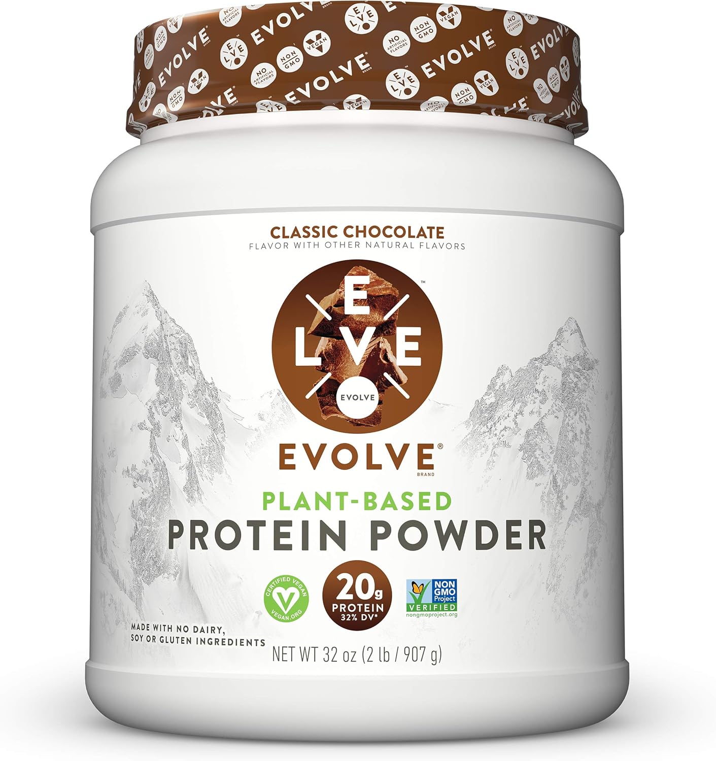 Evolve Protein Powder, Classic Chocolate, 20g Protein, 2 Pound Amazon