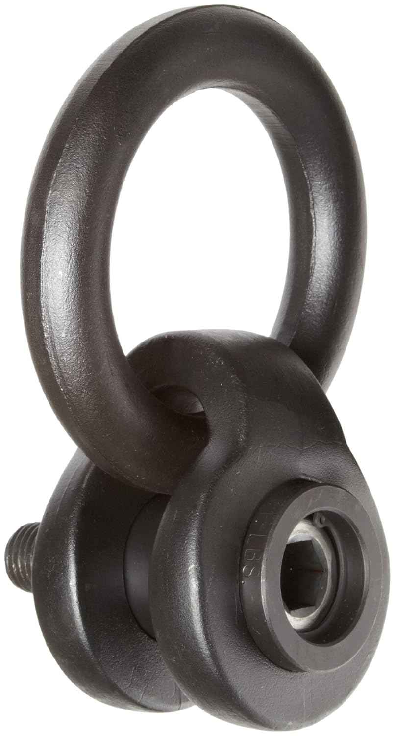 Jergens 47316 Black Oxide Alloy Steel Side Pull Style Hoist Ring