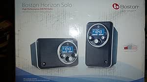 Boston Acoustics Hsolomdnt Horizon Solo AM/FM Radio With Auxiliary Input (Midnight) (Discontinued by Manufacturer)