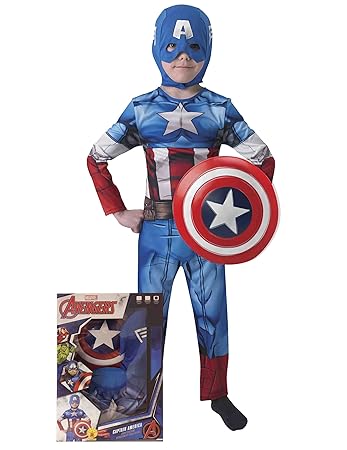 Rubie s it620551-s – Kostüm Captain America mit Schild