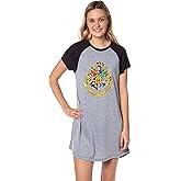 Harry Potter Juniors' Wizarding World Hogwarts Crest Sleep Pajama Shirt Nightgown