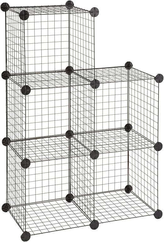 Safco Wire Cubes Storage Black Amazon.co.uk Office Products