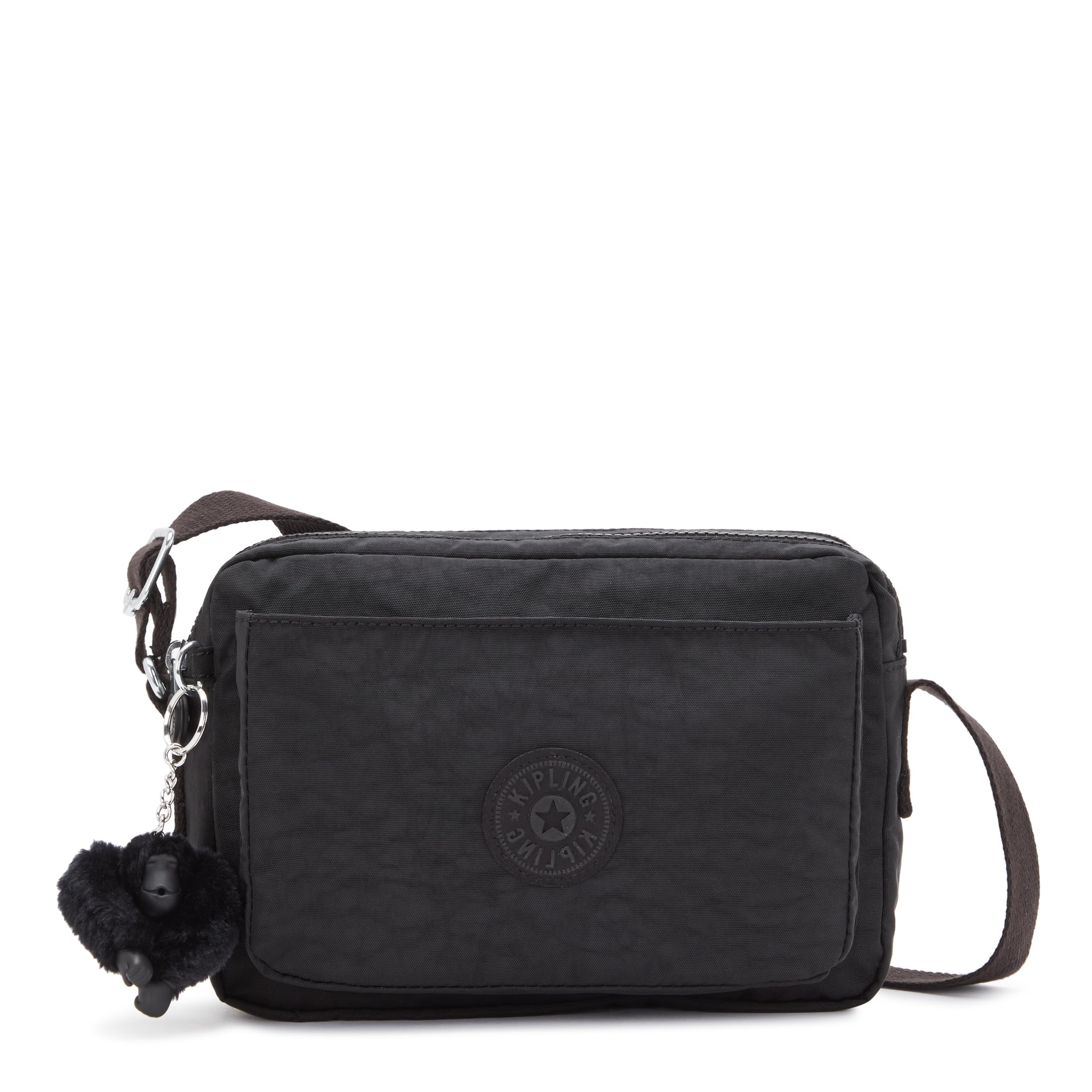 Kipling ABANU M Medium crossbody, Black Noir (Black)