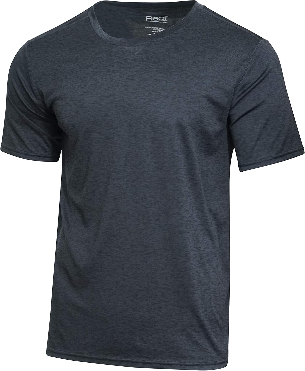 5 Pack: Men’s Dry-Fit Moisture Wicking Active Athletic Performance Crew T-Shirt at  Men’s Clothing store