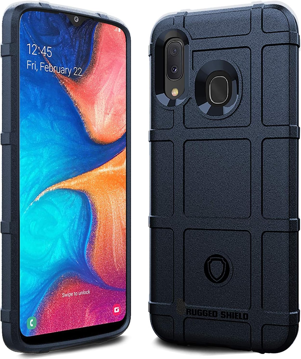 Sucnakp Samsung Galaxy A30 Case, Galaxy A20 Case, TPU Shock Absorption Technology Raised Bezels Protective Case Cover for Samsung Galaxy A30/A20 Case (New Blue)