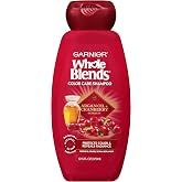 Garnier, Whole Blends Shampoo with Color Care fl. oz., Argan Oil &amp; Cranberry Extracts, Argan Oil/Cranberry, 12.5 Fl Oz