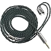 Linsoul Tripowin Zonie IEM Cable, 16 Core Silver Plated Earphone Upgraded Cords, 1.25m SPC in Ear Monitor Cable for 7hz Zero: