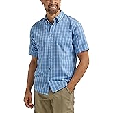 Wrangler Authentics Men's Short Sleeve Classic Plaid Shirt