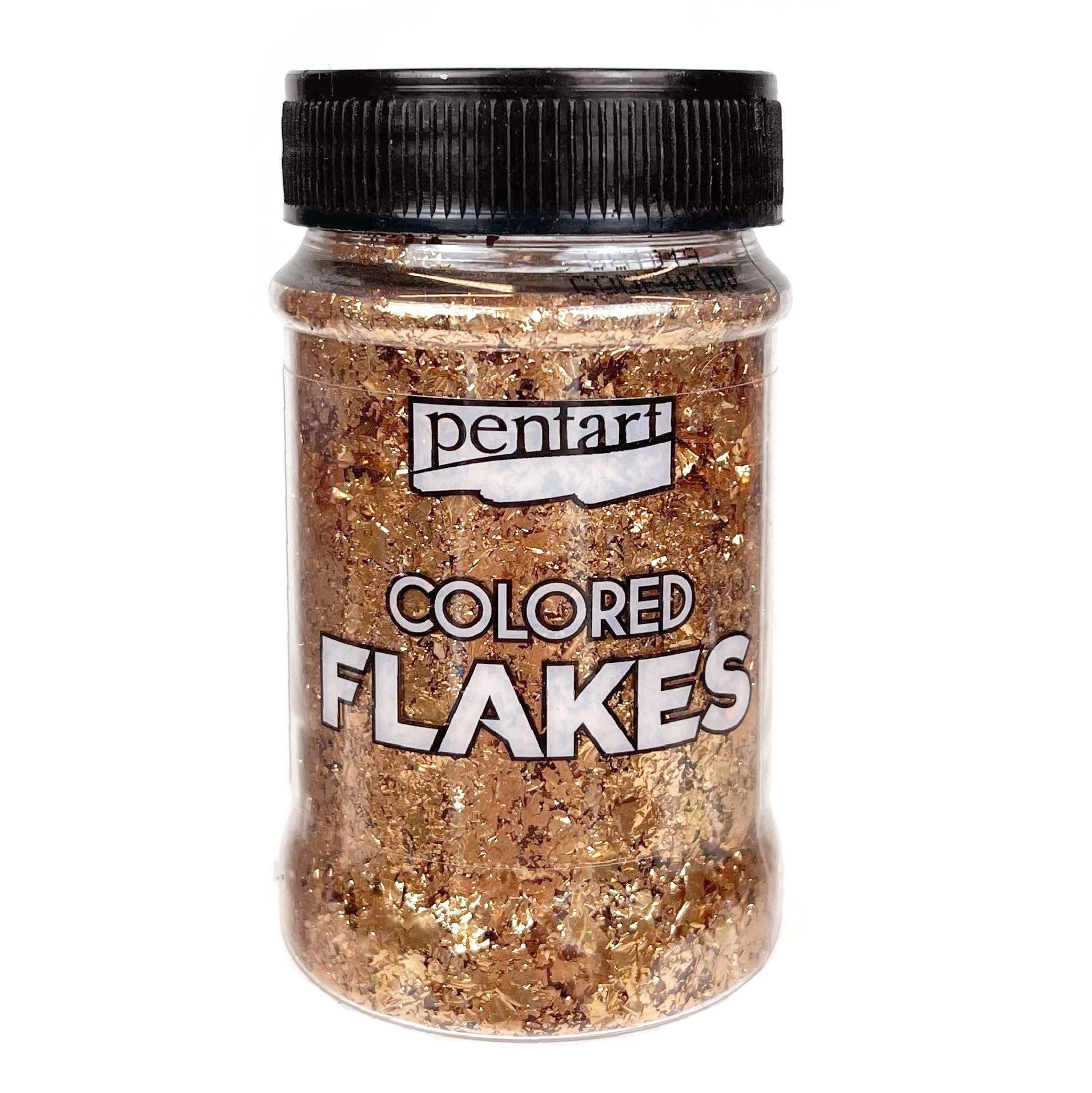Colored foil Flakes min. 1 g, Rose Gold