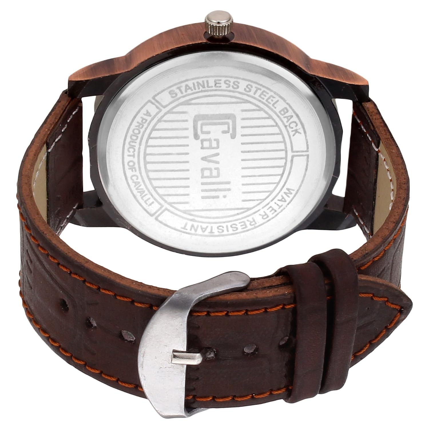 cavalli analogue brown dial men's & boy's watch - cs2691