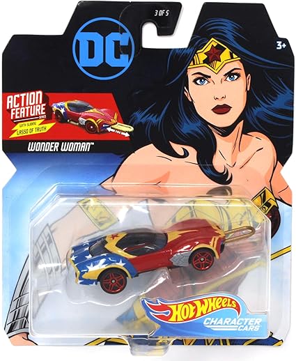Amazon Com Hot Wheels Character Cars Dc Wonder Woman Lasso Of