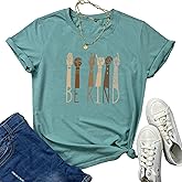 BLACKOO Women Graphic Shirts Cute Tees Casual Clothes