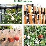 Etopgo 120pcs Mini Gutter Hooks S Clips for String Lights Outdoor view 4