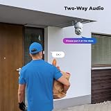 Codnida 2K Outdoor WiFi PTZ Security Camera 360° Night Vision Human Detection view 5