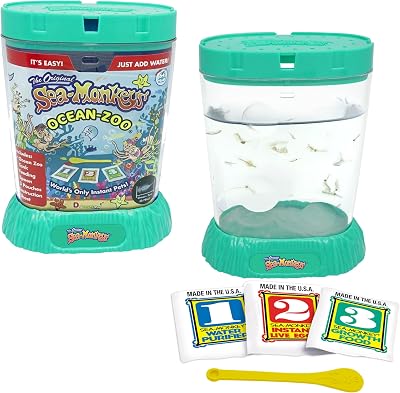 Sea Monkeys Ocean Zoo Grow Your Own Pets Science Kit Includes Eggs Water
