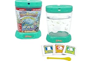 The Original Sea Monkeys - Ocean Zoo - Grow Your Own Pets Science Kit- Includes Eggs, Food, and Water Purifier, Color May Vary