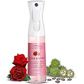 Orientfashion Moisturizing Refreshing Spray for Locs- Rose Water Hair Scalp Moisturizer, Castor Oil- Natural Loc Care and Maintenance (Rose, 10 Fl oz)