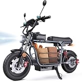 iScooter Electric Scooter with Seat &amp; Basket, 1500W, 45 Miles, 15"x3" Tires | 15x3"Tubeless Pneumatic tires, hydraulic brakes, 15&deg; hill climbing, NFC display, 330 lb capacity, basket and storage bag
