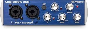 PreSonus AudioBox USB 2x2 Audio Interface - Includes Studio One