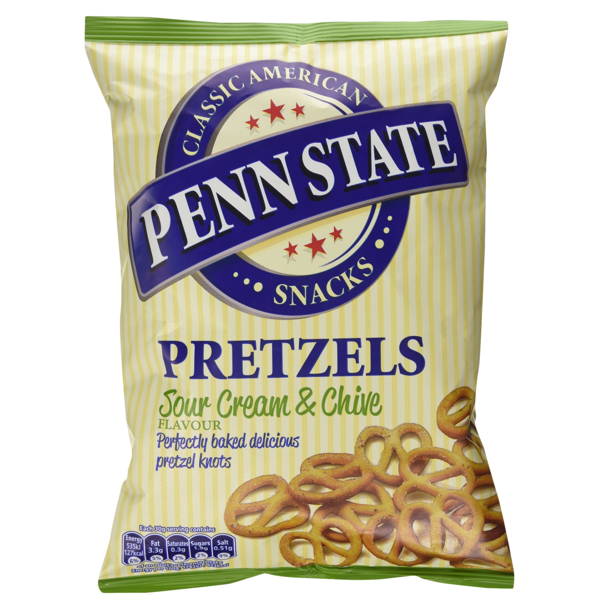 Penn State Pretzels Sour Cream & Chive 175g Buy Online in United