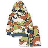 Amazon Essentials Boys and Toddlers' Hoodie and Shorts Set