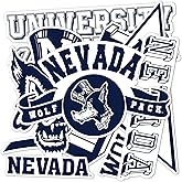 Desert Cactus University of Nevada Reno Sticker UNR Wolf Pack Vinyl Decals Laptop Water Bottle Car Type 2 (T2 Vintage 1)