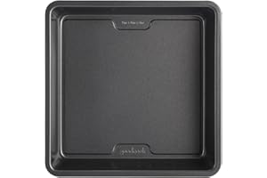 GoodCook PRO Square Cake Pan Nonstick Warp & Scratch-Resistant Dishwasher-Safe Carbon Steel Construction for Even Baking Oven