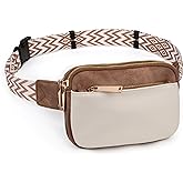 UTO Fanny Pack for Women Crossbody Trendy Fashion Belt Purse Chest Waist Hip Bumbag for Outdoor Shopping Travel Hiking