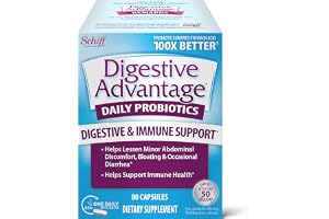 Digestive Advantage Probiotics For Digestive Health, Daily Probiotics For Women & Men, Support For Occasional Bloating, Minor