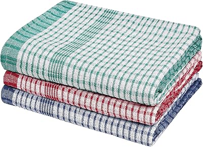 HomeSmith Tea Towel Mix Colour One Size 100% Cotton