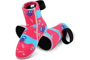 Croloose Kids Water Socks Shoes 3mm Wetsuit Socks for Kids Warm in Cold Water Neoprene Swim Bootstoddlers Diving Boots