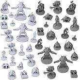 Path Gaming 40 Miniature Monsters Fantasy Tabletop RPG Figures for Dungeons and Dragons, Pathfinder Roleplaying Games. 28MM S