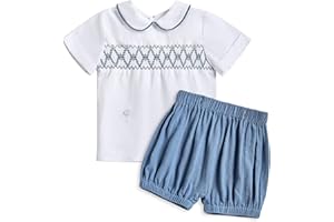 Booulfi Baby Boy Toddler Summer Clothes Wedding Birthday Outfits Suit for Boys T-Shirt and Shorts Set