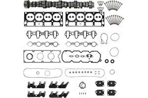 5.3 AFM DOD Lifters Camshaft Kit w/Head Gasket Set Head Bolts Fit For Chevy Avalanche Silverado 1500 Suburban Tahoe GMC Sierr