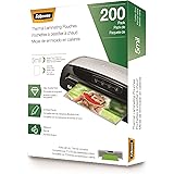 Fellowes Thermal Laminating Pouches - Letter, 5 mil, 200 Pack