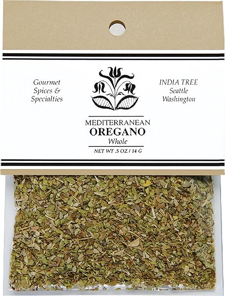 INDIA TREE OREGANO MEDITERRANEAN, 0.5-OUNCE (PACK OF 6)